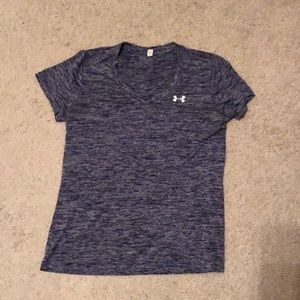 Women’s large purple twist UnderArmour shirt